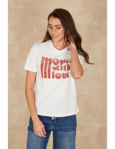 Preciosa camiseta letras